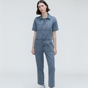 Everlane Supersoft Denim coveralls
